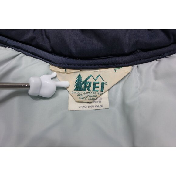 REI women's vintage stand up collar snap front winter puffer‎ ski vest 16 - Picture 7 of 15